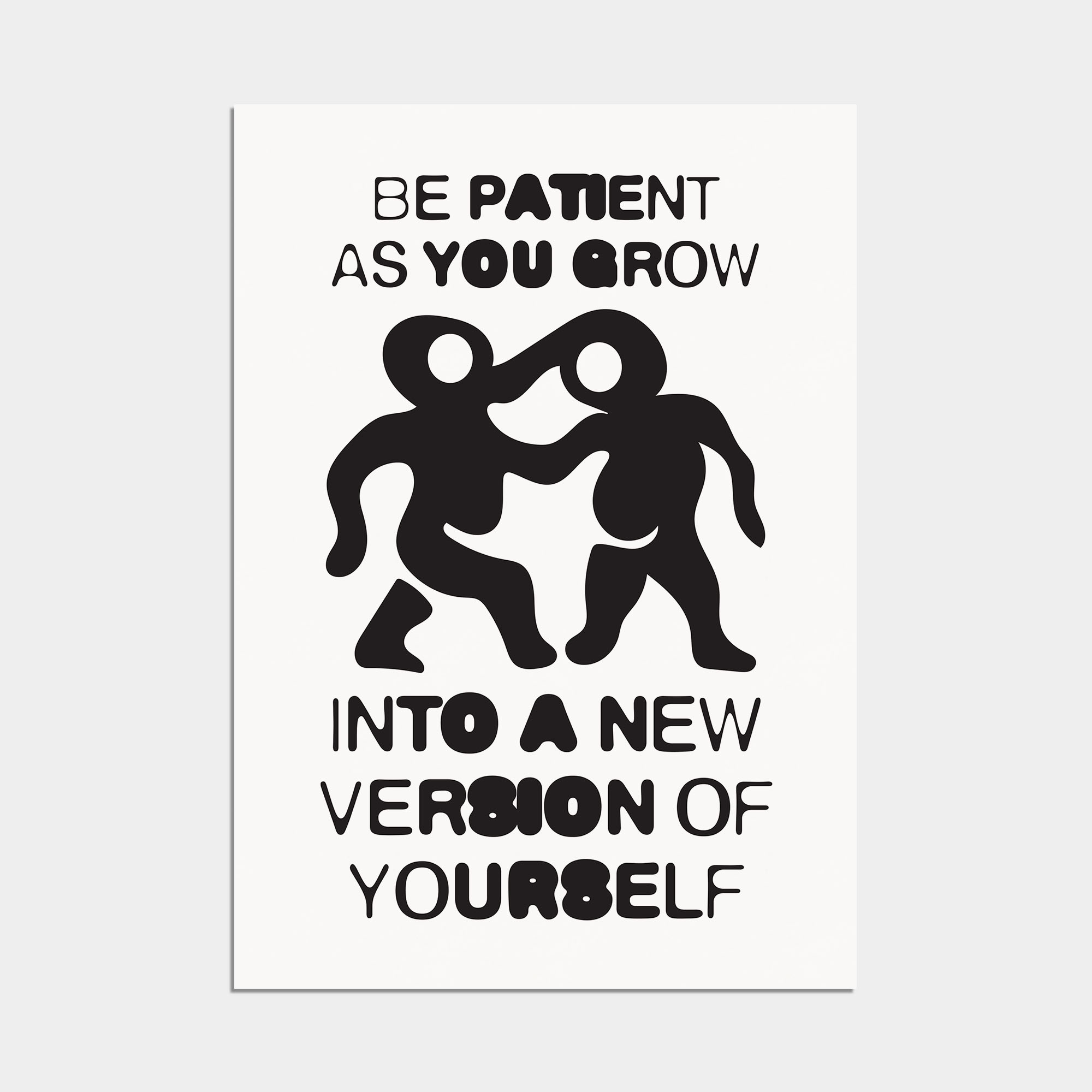 De Patient Poster hanging
