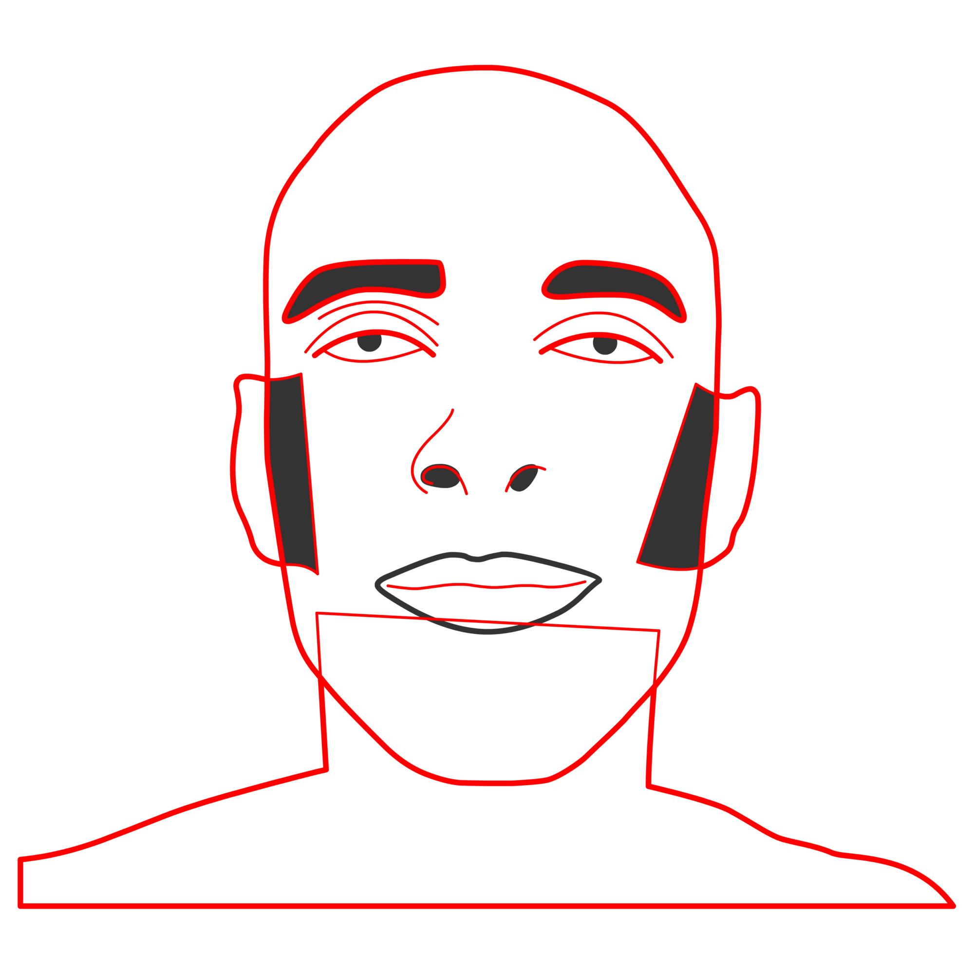 *Selbstportrait 2 Quadrat kopie