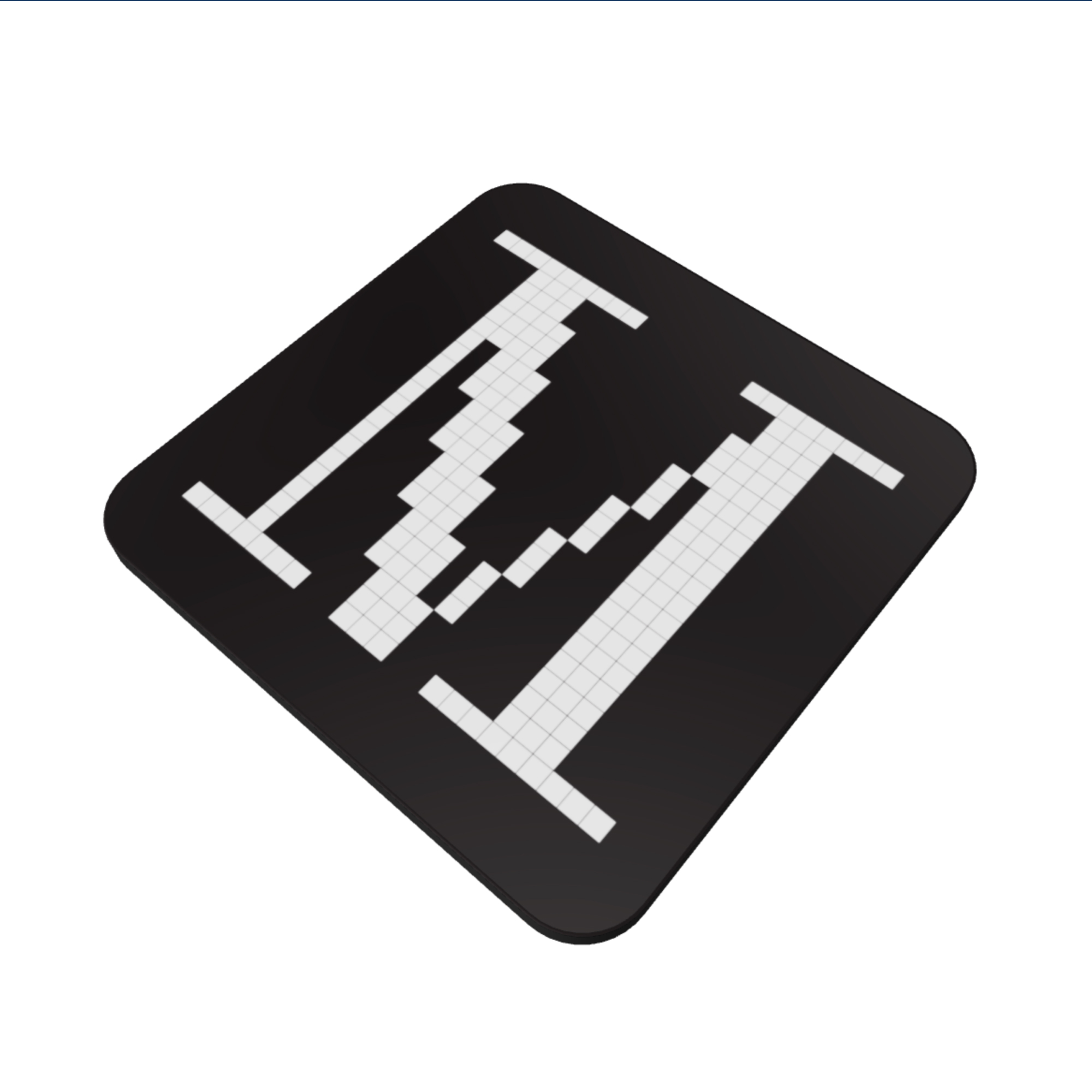 M Coaster 3D Mockup